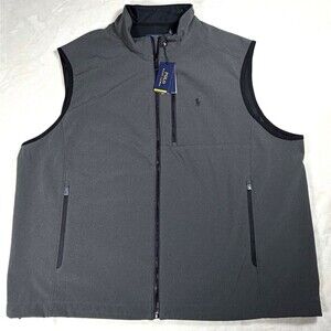 Polo Ralph Lauren Performance Softshell Whalton Vest Gray  Men’s Size 2XB NWT